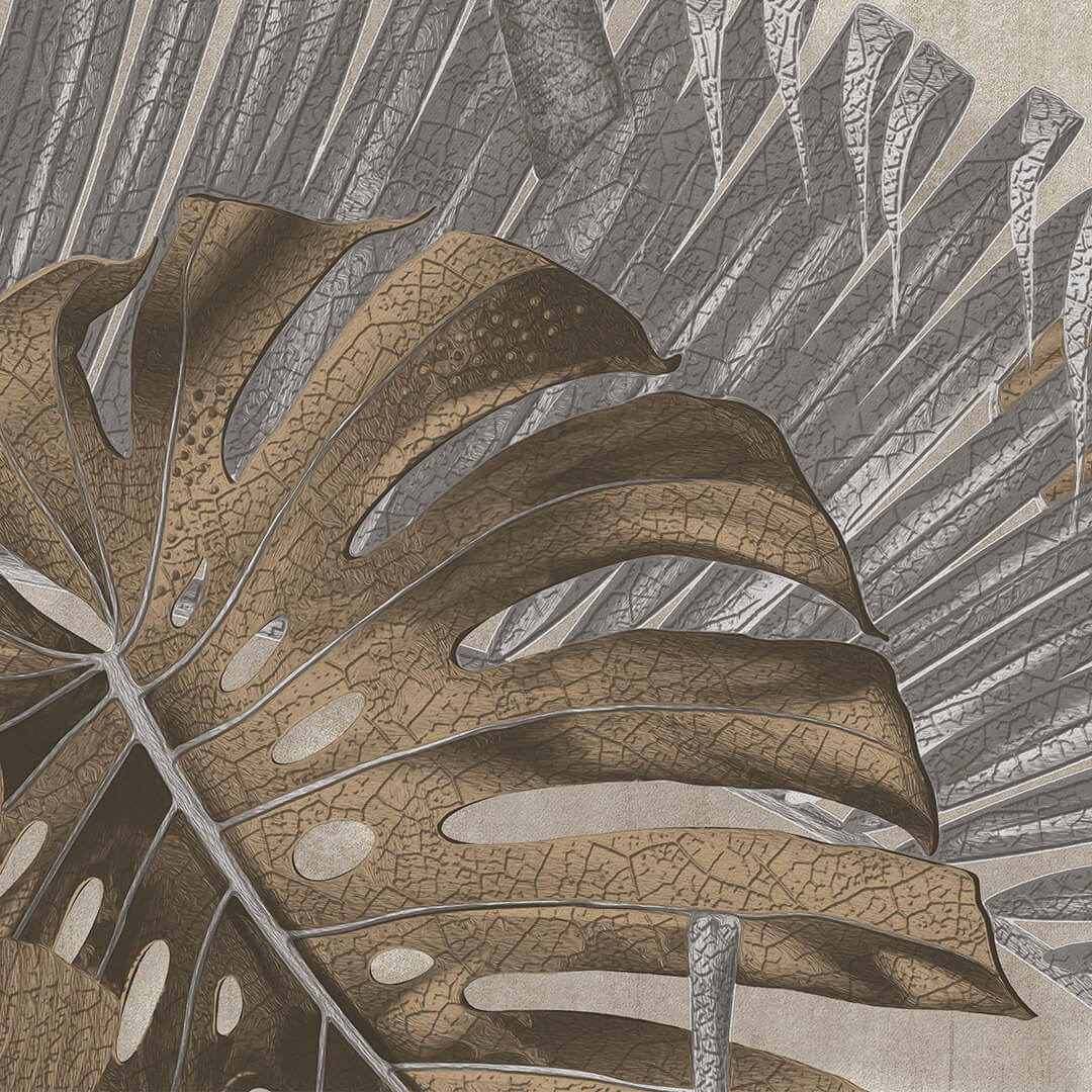 DK.22860-2 - Nature - large palm leaves